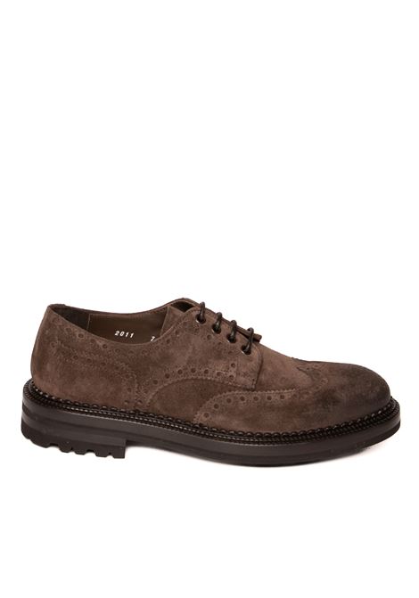 dark brown suede lace-up GREEN GEORGE | 2011LIGHT-T.MORO